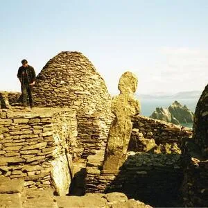 Tender gold & gentle blue